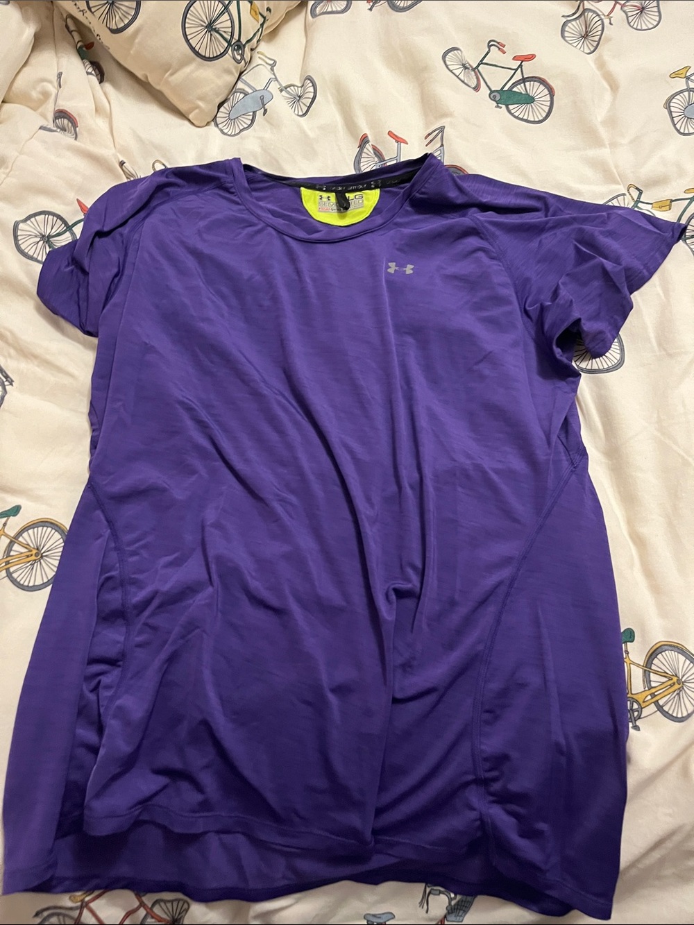 7/$20 Under Armour Purple Short-Sleeve Performance Shirt 7/$20